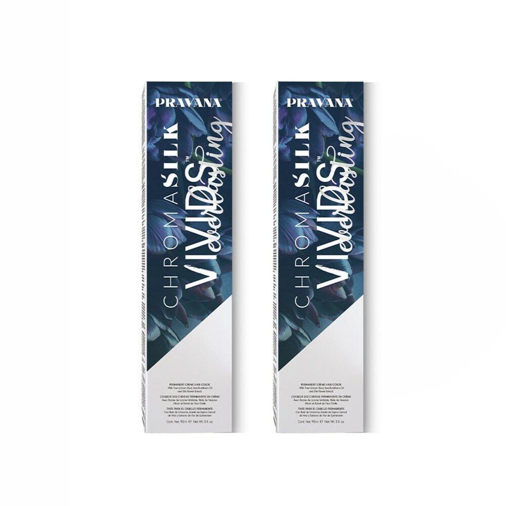 NEW PRAVANA 2 Piece Set CHROMASILK VIVIDS EVERLASTING Pastel Potion 90ml 3 fl oz